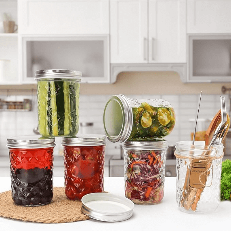 TheCookNook™ Wide Mouth Mason Jars 12 pack