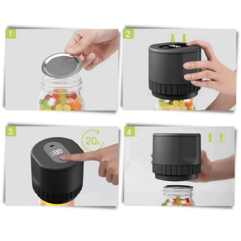 TheCookNook™ Premium Jar Vacuum Sealer Kit