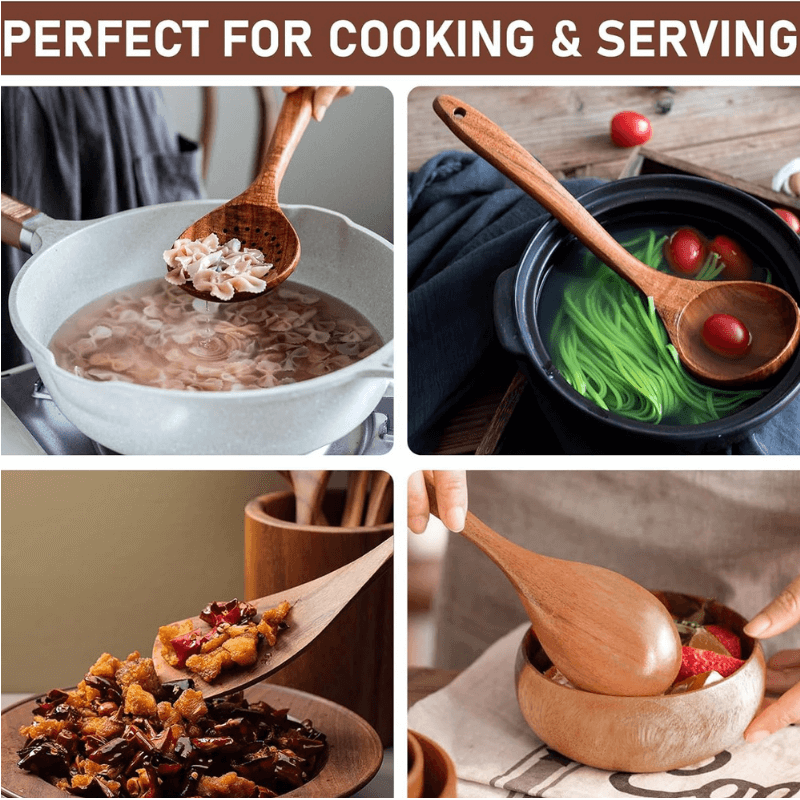 The Cook Nook™ Wooden Spoon Set